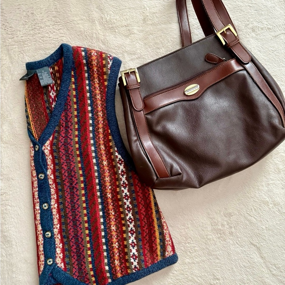 Vintage Fall Liz Claiborne Sweater Vest